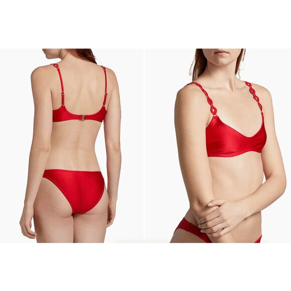 Zimmermann Everley Diamond Trim Bikini SIZE AU3/US10 $260 - Picture 2 of 11